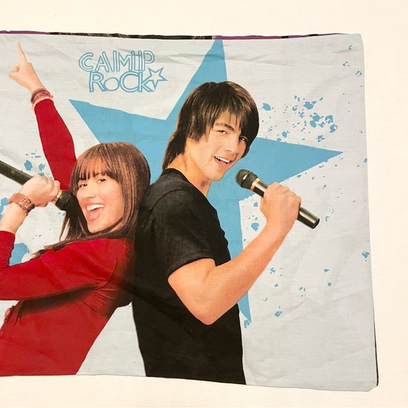Lot of 2 Camp Rock Pillow Cases Standard Pillow Cover - Picture 12 of 16